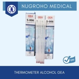 Termometer Alkohol Batang (-10°C s/d 110°C) dengan Casing