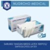 Sarung Tangan Medis Latex Safegloves (Isi 100 pcs)