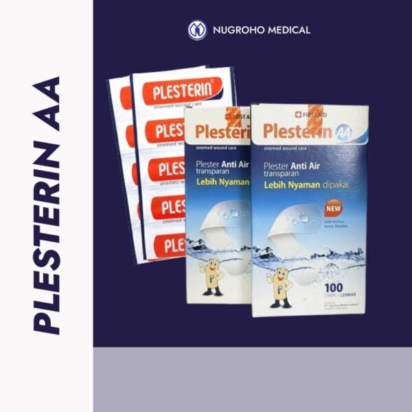 Plesterin AA Onemed - Plester Luka Tahan Air (Box Isi 100)