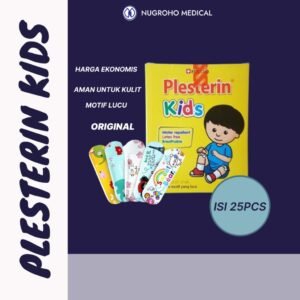 Plesterin Kids Waterproof - Plester Luka Anak Karakter (Isi 25)