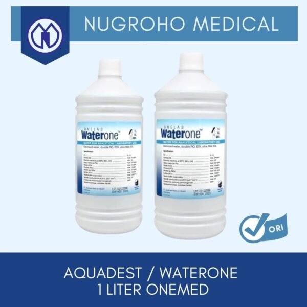 Water One Onemed 1L - Aquadest / Air Suling untuk Laboratorium