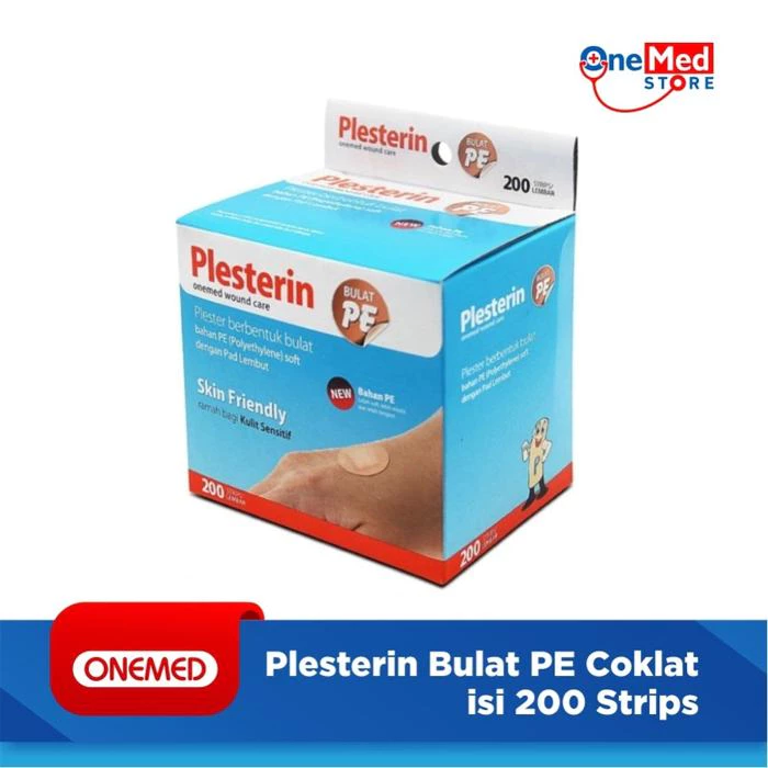 Plesterin PE Coklat / Plester Luka Bulat