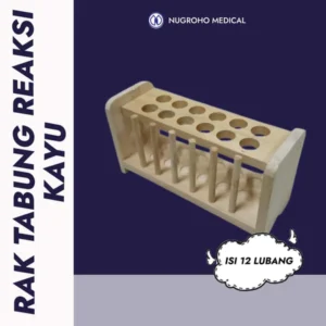 RAK TABUNG KAYU 12 LUBANG / 6 LUBANG