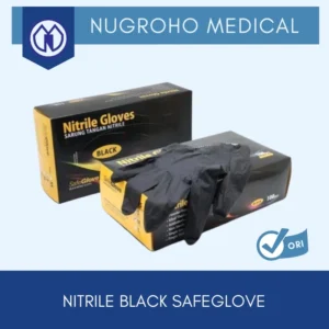 Safeglove Nitrile Black Onemed Box 100pcs