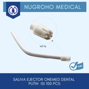 Saliva Ejector Onemed Dental Putih